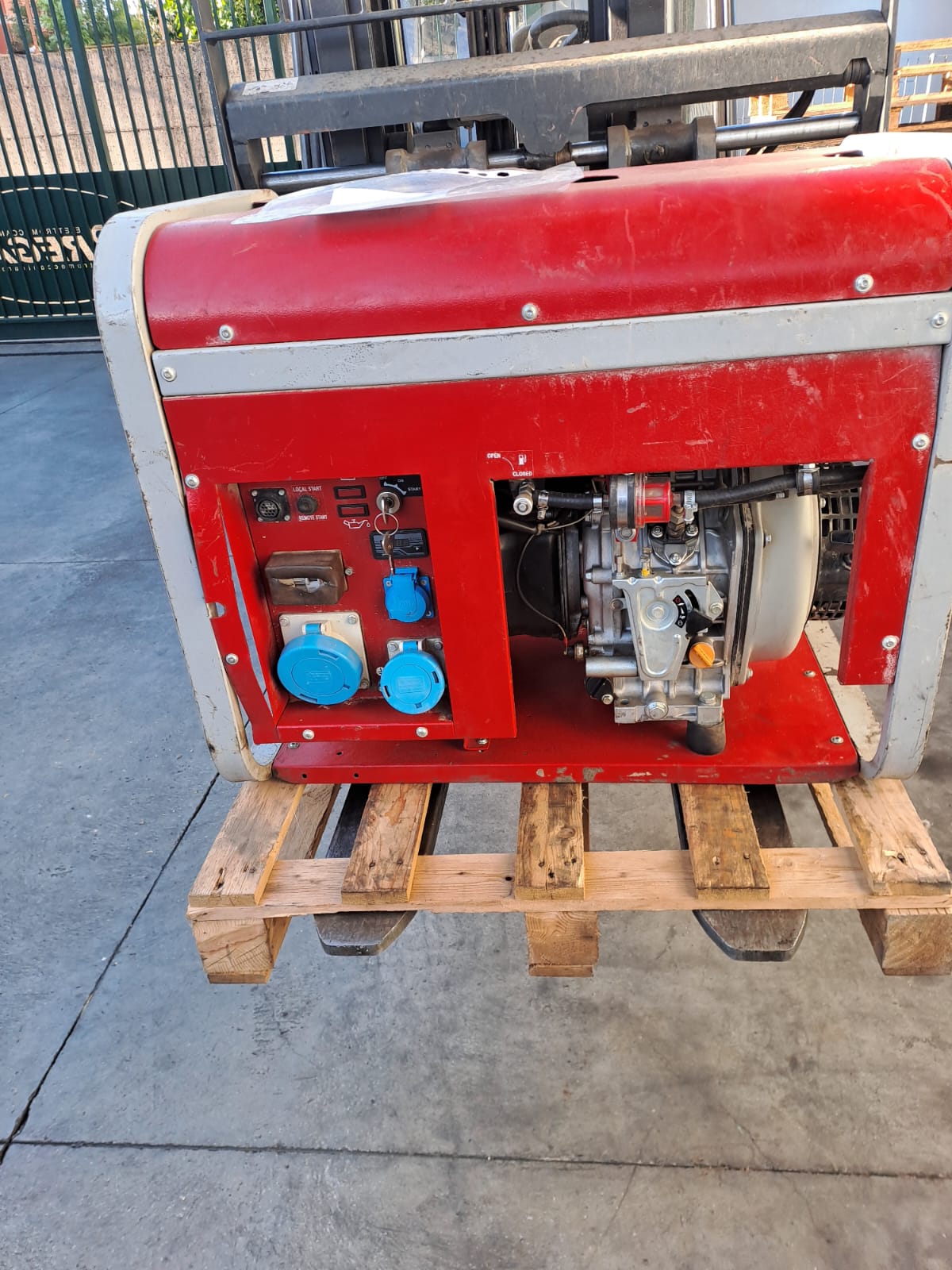 Gruppo Elettrogeno Diesel Aperto Usato, Monofase 5,7 Kva- 230 Volt, Marca Mosa, Mod.: GE S-6000 YDM Yanmar/Linz. Avviamento Elettrico €. 1.700,00 + Iva- - immagine 11