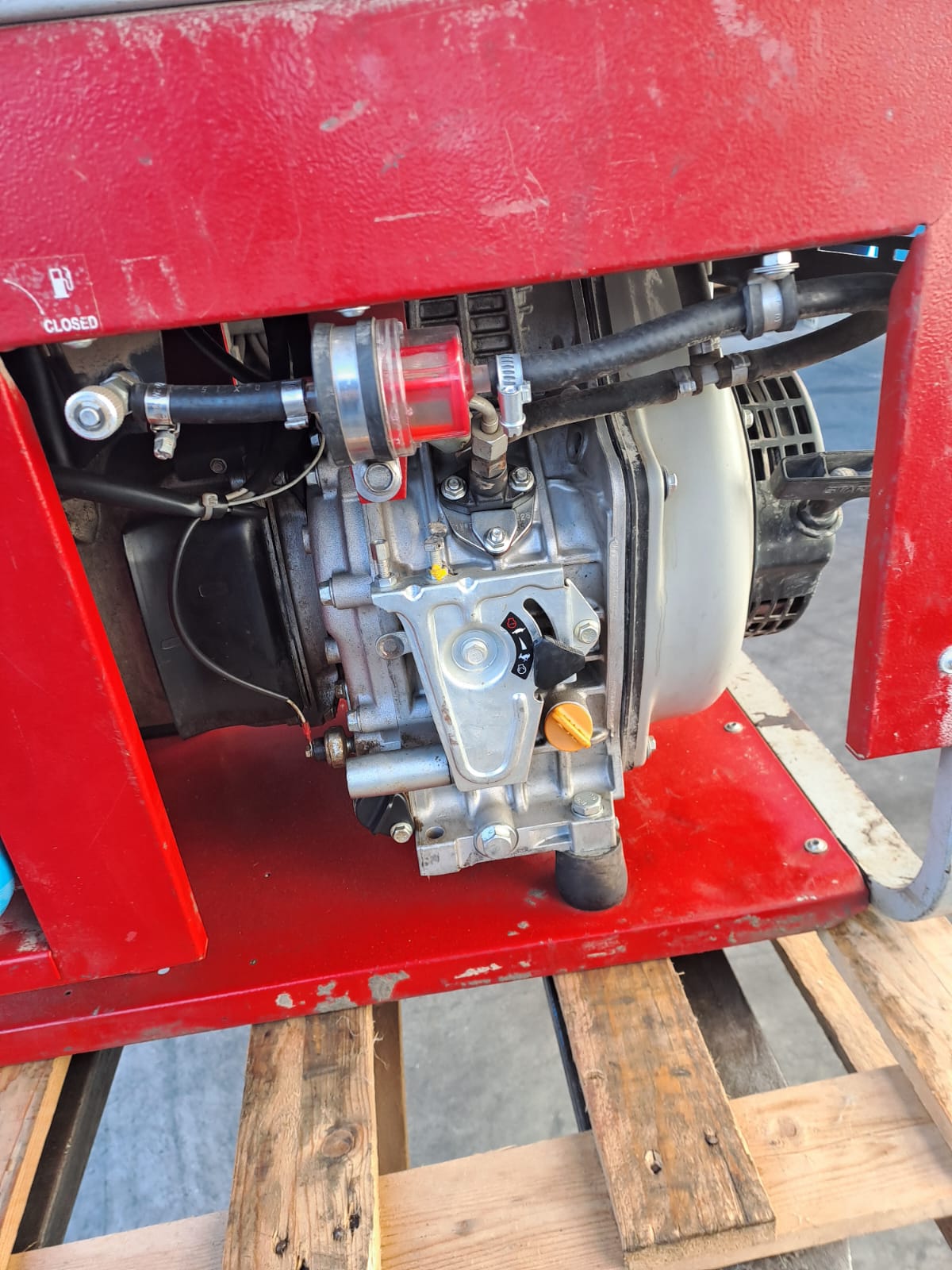 Gruppo Elettrogeno Diesel Aperto Usato, Monofase 5,7 Kva- 230 Volt, Marca Mosa, Mod.: GE S-6000 YDM Yanmar/Linz. Avviamento Elettrico €. 1.700,00 + Iva- - immagine 8